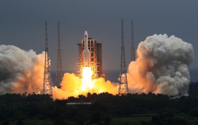 China Rocket Crash